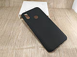 SMTT чорний матовий чохол бампер для Xiaomi redmi 7 — термополіуретан, фото 2