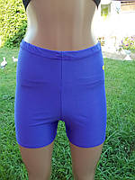 ( S - L) Велосипедки шорты женские короткие из лайкры (фиолетовые)