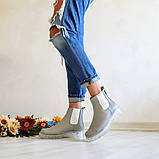 Жіночі зимові черевики Челсі на прозорій підошві (різні кольори), фото 6