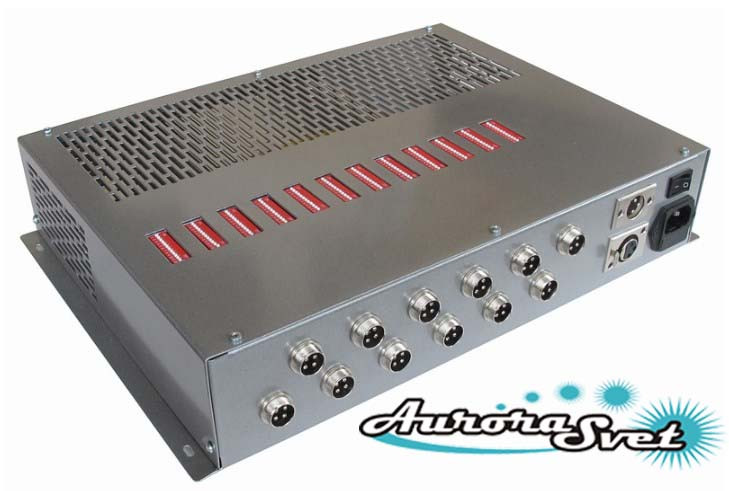 БУС-3-12-400 блок керування триколірними світлодіодними світильниками, кол-во LED драйверів — 12, мо