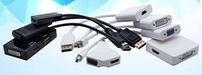 Кабелі HDMI, AUDIO, USB, SCART, DVI, VGA, патч-корди