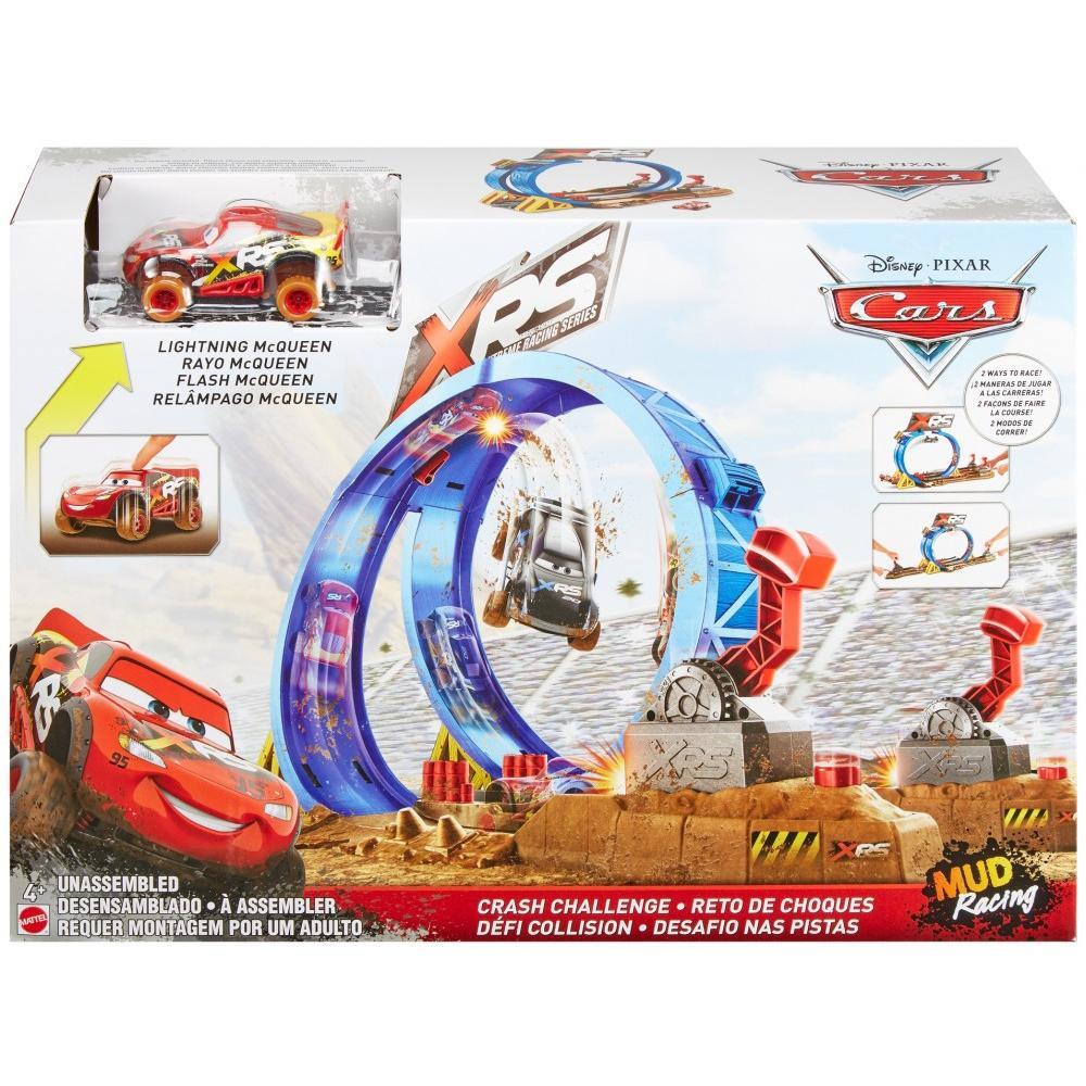Трек тачки перегонові аварії Disney/Pixar Cars XRS Mud Racing