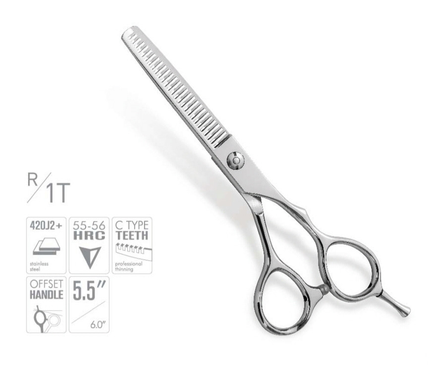 Ножиці для стриження волосся філірувальні професійні перукарні для перукаря