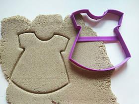 3D формочки-вирубки для пряників "Сукня 1"