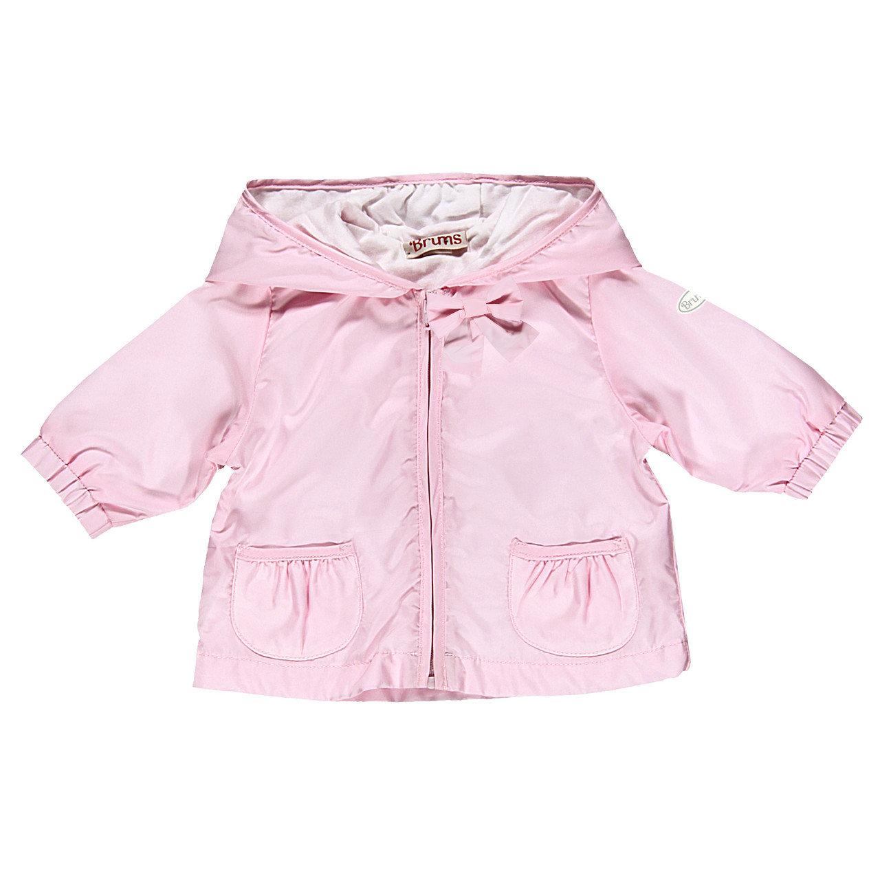 Красива дитяча плащ вітровка для дівчинки BRUMS Італія 141BCAA001 Рожевий  ⁇  Верхній одяг для дівчаток