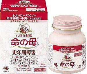 Kobayashi Inochi No Haha, Мати Життя - комплекс для жінок у період менопаузи, 252 таблеток на 21 день. До 02/2028