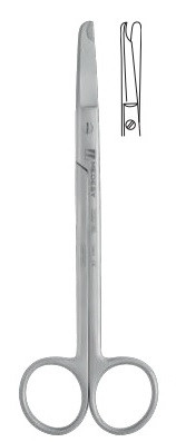 Ножиці хірургічні Spencer для зняття швів прямі, Medesy 3521/160