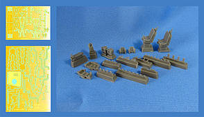 Набір фототравлення для деталювання літака Як-130. 1/48 METALLIC DETAILS MD4833