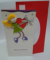 Листівка "Дівчинка"