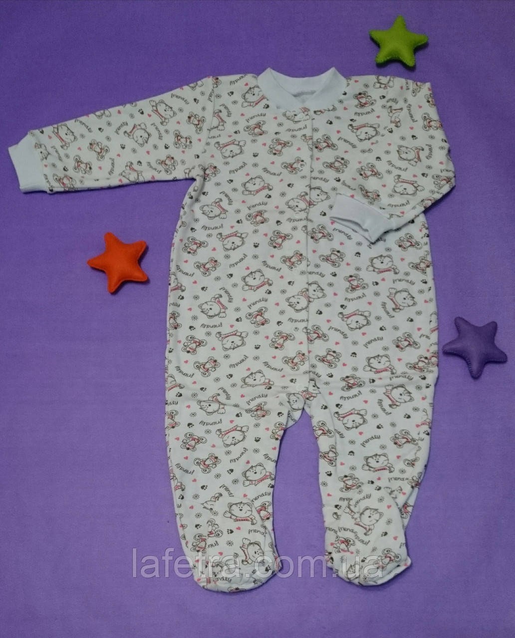 Чоловічок, комбінезон, сліп для новонароджених 9 - 12 міс, фото 1