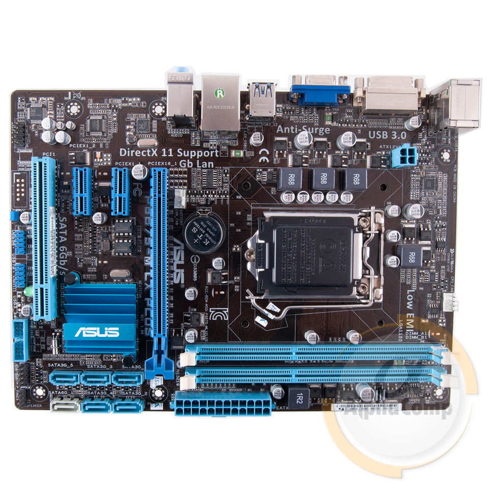 Материнська плата Asus P8B75-M LX PLUS R1.0 (s1155/B75/2xDDR3) БУ