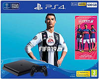 PlayStation 4 SLIM Bundle (500 Gb, FIFA 19)