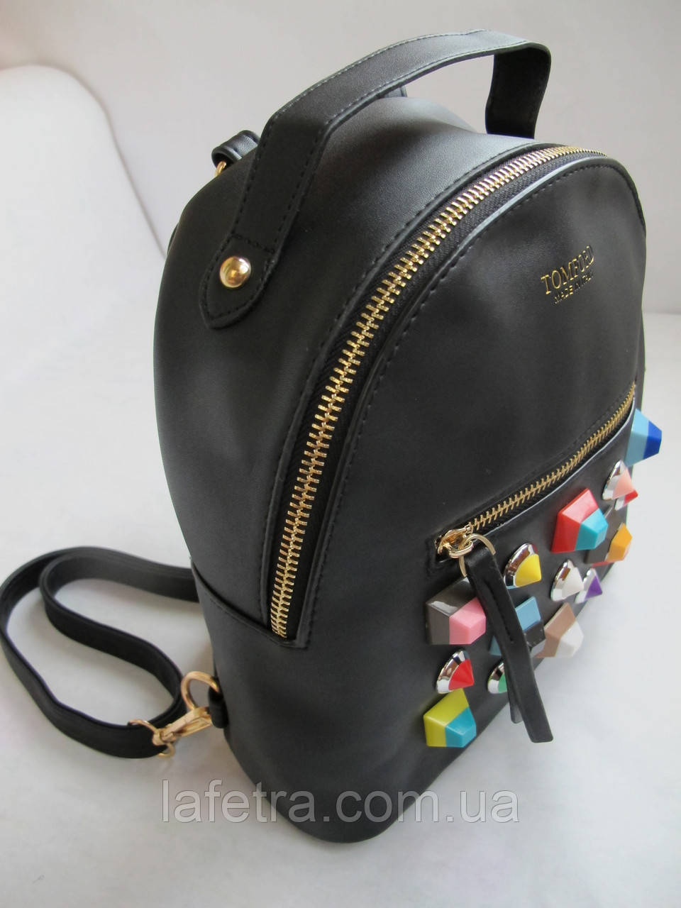 Модний Рюкзак Для Дівчини Чорний. Жіночі Рюкзаки., фото 1
