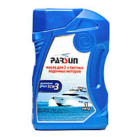 Масло для двухтактных лодочных моторов Parsun TCW3 Premium Plus 1L