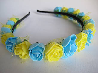 Український Віночок Для Дівчинки. Обруч В Національному Стилі.