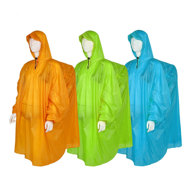 Дощовик пончо плащ-палатка накидка від дощу Bluefield nylon-silicone 15D