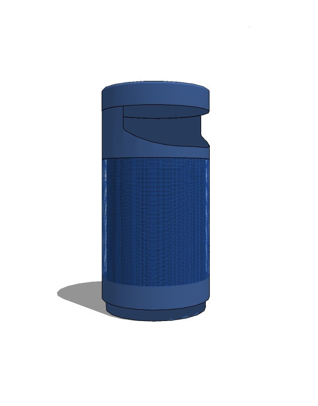 Урна для мусора металлическая Терни 50 литров (Rud ТМ) - фото 1 - id-p1029742529