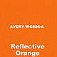 Світловідбивна жовтогаряча плівка Avery W-0504-A Orange PET 1.22 м, фото 2