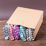 Крафт пакет з плоским дном 320*180*380 мм Паперові пакети для їжа на винос, фото 2