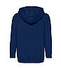 Дитяча толстовка з капюшоном утеплена темно-синя 043-32, фото 2