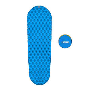 Надувний туристичний килимок lighttour Blue