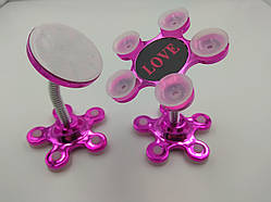 Тримач підставка для смартфона з вакуумними присосками 02077