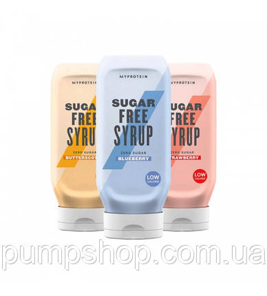 Низькокалорійний сироп MyProtein Sugar Free Syrup 400 мл (різні смаки), фото 2