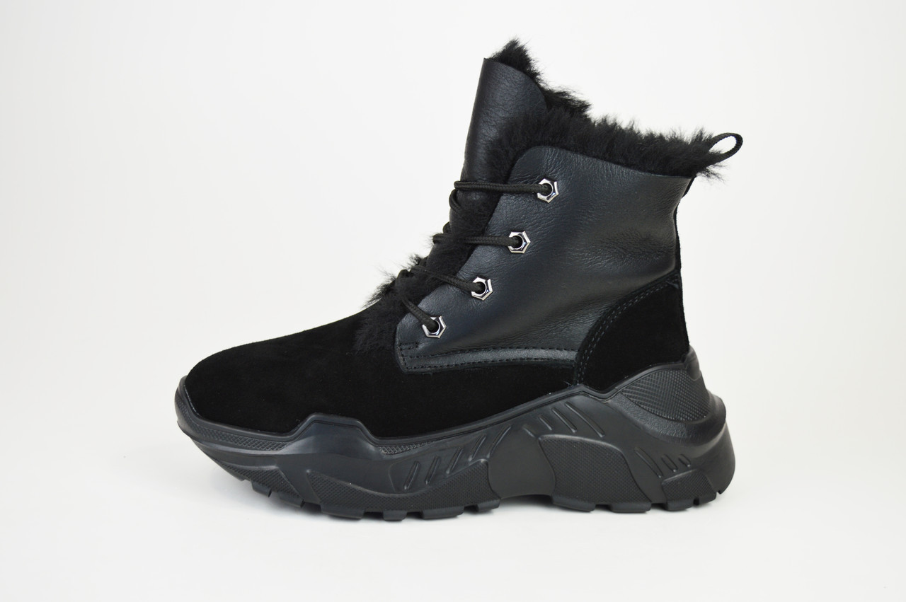 Замшеві черевики зимові спорт Prima 2102 36
