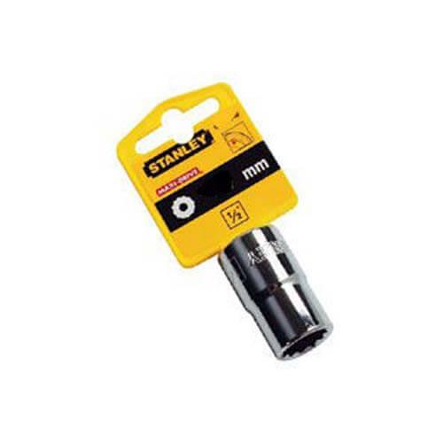 Головка торцева STANLEY 1/2" х 25мм, з дванадцятигранним профілем, метрична, у блістері.