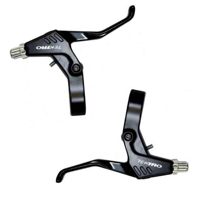 Гальмівні ручки TEKTRO RS360A, алюміній, 2 пальця, вага: 180 грам.