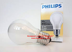 Лампа розжарювання PHILIPS 40W E27 230V A55 FR матова