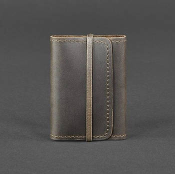 Шкіряний кард-кейс 1.1 (темно-коричневий)