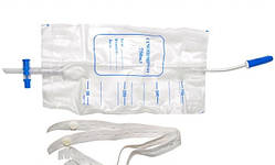 Сечоприймач JS 750 мл хрест. зі зливн. клапаном і фіксатором для ноги No1