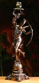 Статуетка, свічник Діана — богиня полювання, жіночності та родючості Veronese WS-979