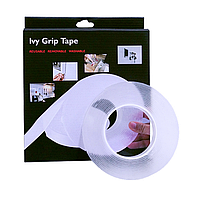 Многоразовая крепежная лента Ivy Grip Tape (длина 3 м, ширина 30 мм, толщина 2 мм)