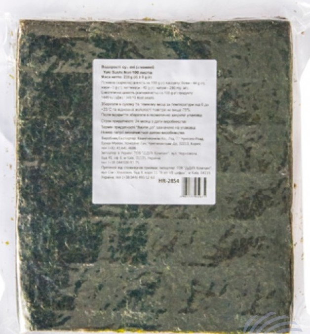 Водоросли Нори JS 100 листов — Цена, опт/розница | Японский Квартал