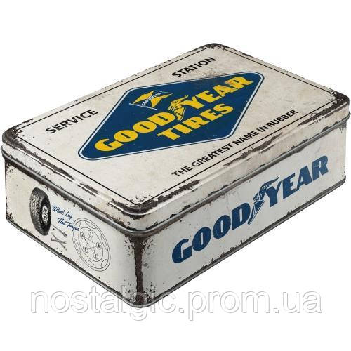Коробка для зберігання Ностальгічне-Art Goodyear - Logo White (30745)