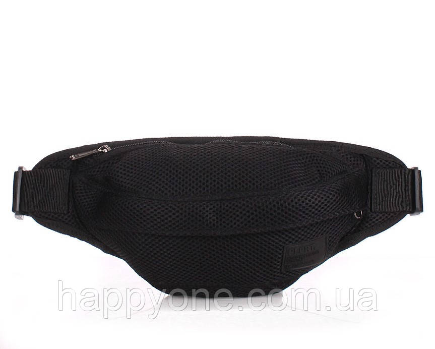 Сумка-бананка на пояс Poolparty Bumbag Mesh Black
