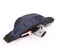 Сумка-бананка на пояс Poolparty Bumbag Oxford Dark Blue, фото 3