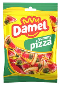 Желейні цукерки Damel Pizzas піца, 80 г без глютену 18шт/ящ