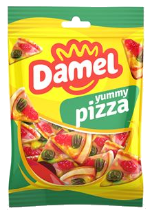 Желейні цукерки Damel Pizzas піца, 80 г без глютену 18шт/ящ