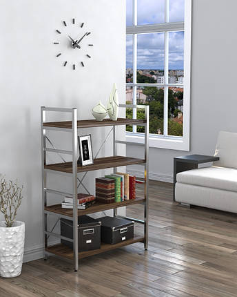Стелаж офісний низький L-125 сріблястий TM Loft design, фото 3