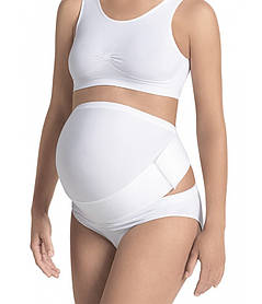 Комплект допологовий бандаж з трусиками для вагітності, білий