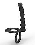 Анально-вагінальна насадка з кільцями для подвійного проникнення Balls, фото 3