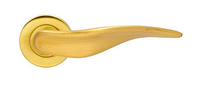 Дверная ручка с накладкой WC MARIANI VENUS латунь матовая