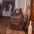 Рюкзак міської чоловічої ручної роботи "Trip" із натуральної шкіри Crazy Horse, фото 2