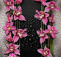 Фотообои Малиновые орхидеи 210*196см (12 листов)