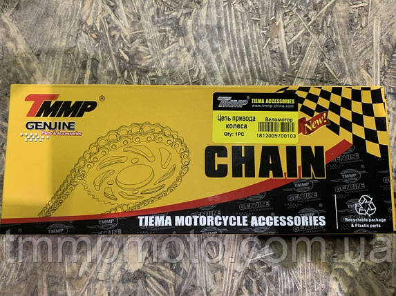 Ланцюг веломотора 50/60/80 см3 оригінал, фото 2