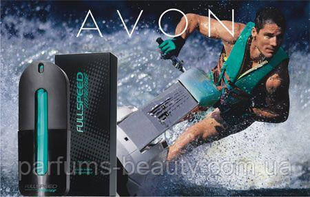 Туалетна вода чоловіча Full Speed Intense 75 мл, Ейвон, Фулспід Інтенс (зелена середина), Avon