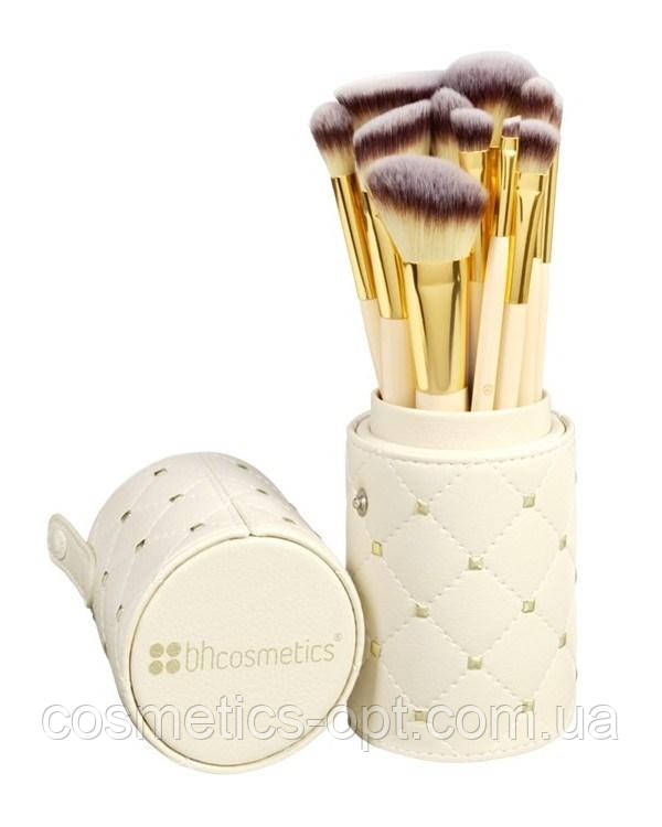 Кисти для макияжа в тубусе BH Cosmetics Studded Couture Brush Set, 12 шт - фото 1 - id-p1027974491